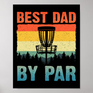 Funny Disc Golf Art For Men Dad Disc Golf Player D Poster