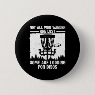 Funny Disc Golf Art For Men Women Disc Golfer Play 6 Cm Round Badge