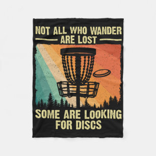 Funny Disc Golf Art For Men Women Disc Golfer Play Fleece Blanket