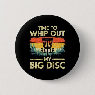 Funny Disc Golf Art For Men Women Flying Disc Spor 6 Cm Round Badge