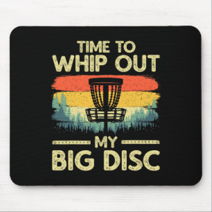 Funny Disc Golf Art For Men Women Flying Disc Spor Mouse Pad