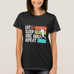 Funny Disc Golf Art For Men Women Golf Player Disc T-Shirt