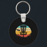 Funny Disc Golf Art For Men Women Vintage Disc Gol Key Ring<br><div class="desc">Funny Disc Golf Art For Men Women Vintage Disc Golfer Lovers</div>