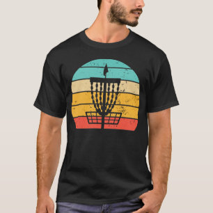 Funny Disc Golf Art Vintage Disc Golfer Lovers T-Shirt
