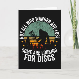Funny Disc Golf Bigfoot Disc Golfing Bigfoot Sasqu Card