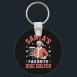 Funny Disc Golf Christmas Men Xmas Disc Golf Santa Key Ring<br><div class="desc">Funny Disc Golf Christmas Men Xmas Disc Golf Santa Golfer</div>