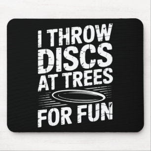 Funny Disc Golf Course  Mouse Pad