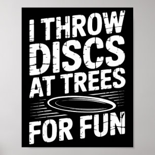 Funny Disc Golf Course  Poster