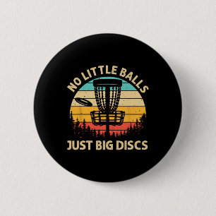 Funny Disc Golf Design For Men Women Disc Golf Lov 6 Cm Round Badge