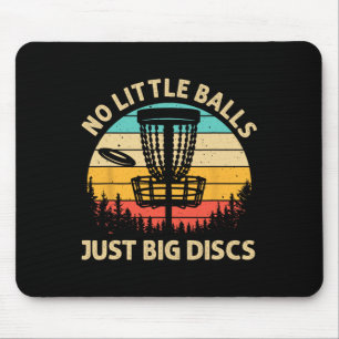 Funny Disc Golf Design For Men Women Disc Golf Lov Mouse Pad