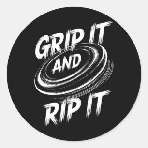 Funny Disc Golf Design For Men Women Disc Golf Pla Classic Round Sticker