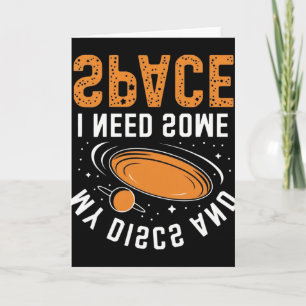 Funny Disc Golf Design For Men Women Disc Golf Spa Card