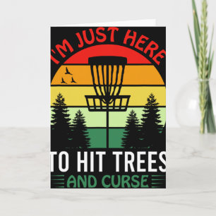Funny Disc Golf Design For Men Women Kids Disc Gol Card
