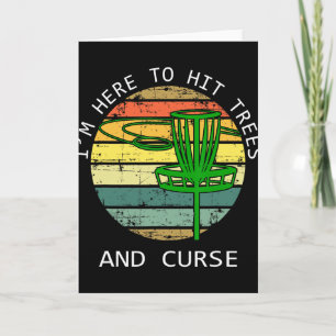 Funny Disc Golf Design For Men Women Kids Disc Gol Card