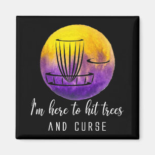 Funny Disc Golf Design For Men Women Kids Disc Gol Magnet