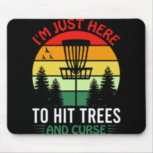 Funny Disc Golf Design For Men Women Kids Disc Gol Mouse Pad