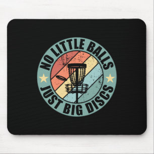 Funny Disc Golf Fathers Day Retro Mouse Pad