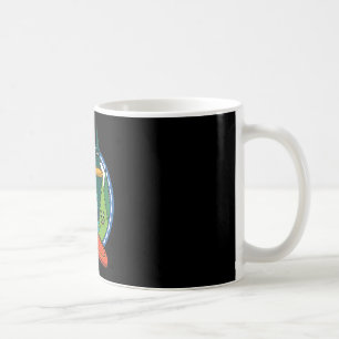 Funny Disc Golf Flying Disc Sket Forest Scene Coffee Mug