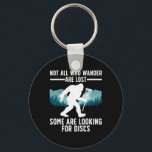 Funny Disc Golf For Men Women Bigfoot Basket Golf  Key Ring<br><div class="desc">Funny Disc Golf For Men Women Bigfoot Basket Golf Players</div>