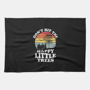 Funny Disc Golf Frisbee Golfing Player Sport Men Tea Towel