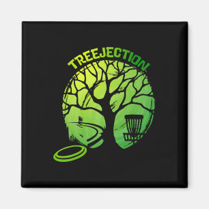 Funny Disc Golf Graphic Tree Magnet