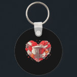 Funny Disc Golf Heart Valentine Disc Golf Womens M Key Ring<br><div class="desc">Funny Disc Golf Heart Valentine Disc Golf Womens Mens Kids</div>