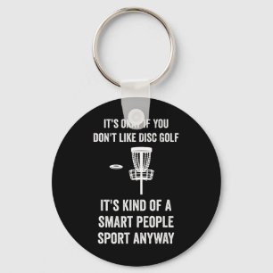 Funny Disc Golf Men Woman Kids Key Ring