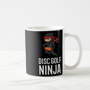 Funny Disc Golf Ninja Gift Golfer Disc Player Men Coffee Mug