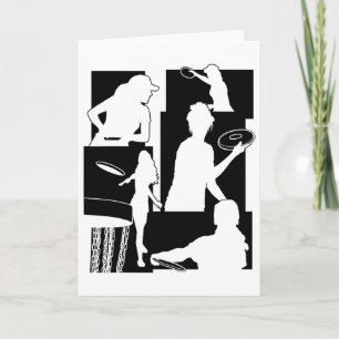 Funny Disc Golf Player Cool Flying Disc Sports Ent Card