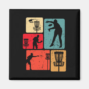 Funny Disc Golf Player Cool Flying Disc Sports Ent Magnet