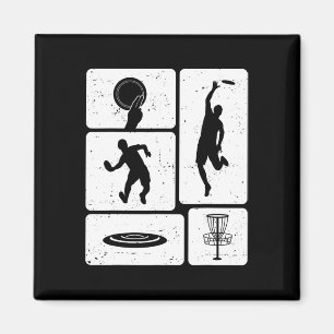 Funny Disc Golf Player Cool Flying Disc Sports Ent Magnet