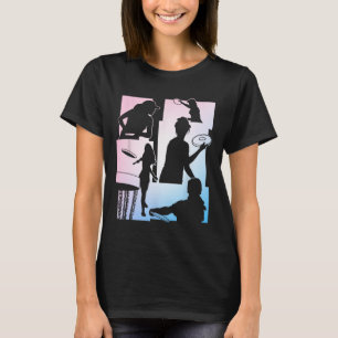 Funny Disc Golf Player Cool Flying Disc Sports Ent T-Shirt