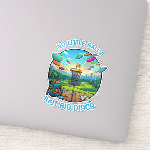 Funny Disc Golf Retro Badge Vintage Illustration