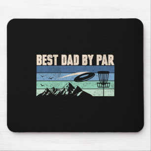 Funny Disc Golf Shirt Dad Men Vintage Retro Best D Mouse Pad
