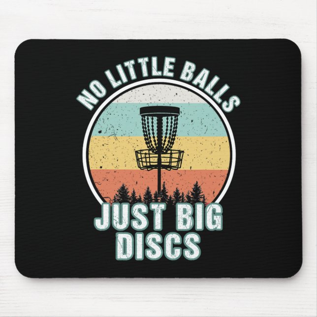 Funny Disc Golf Shirt Disc Golf  Mouse Pad (Front)