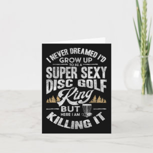 Funny Disc Golf Shirt Men Husband Fathers Day Disc Card