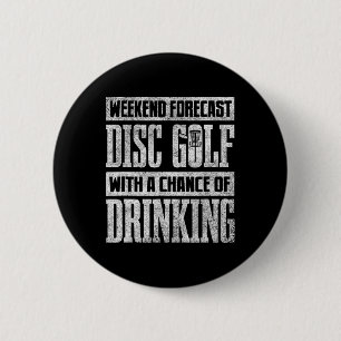 Funny Disc Golf Shirt Men Vintage Disc Golfing Bee 6 Cm Round Badge