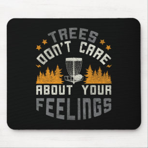 Funny Disc Golf Shirt Men Women Vintage Disc Golfi Mouse Pad