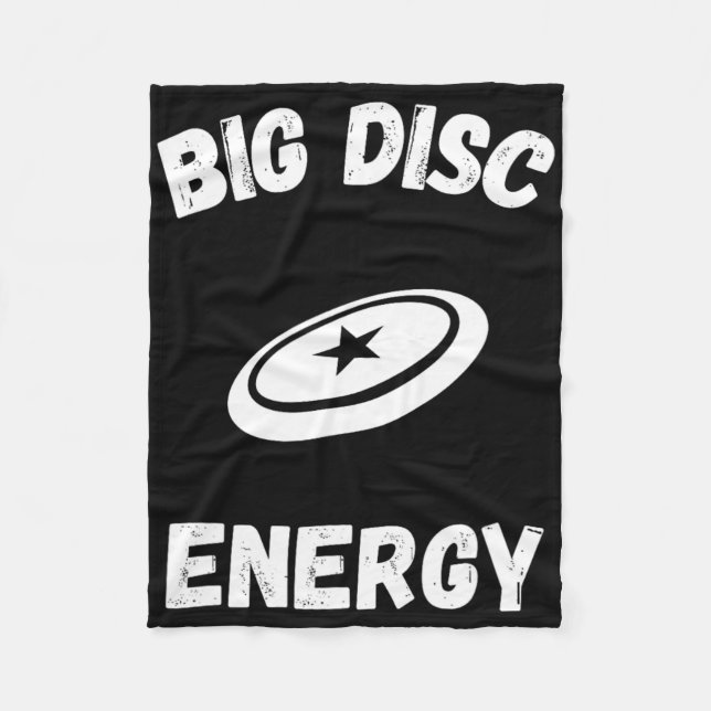 Funny Disc Golf Shirt Ultimate Disc Team  Fleece Blanket (Front)