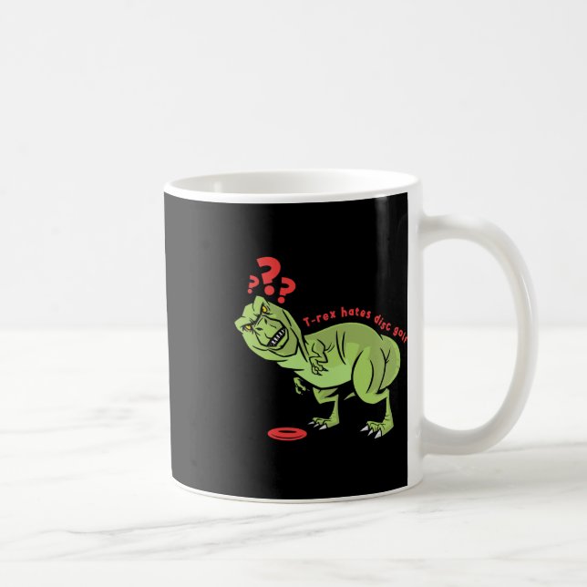 Funny Disc Golf T Rex Kids  Coffee Mug (Right)
