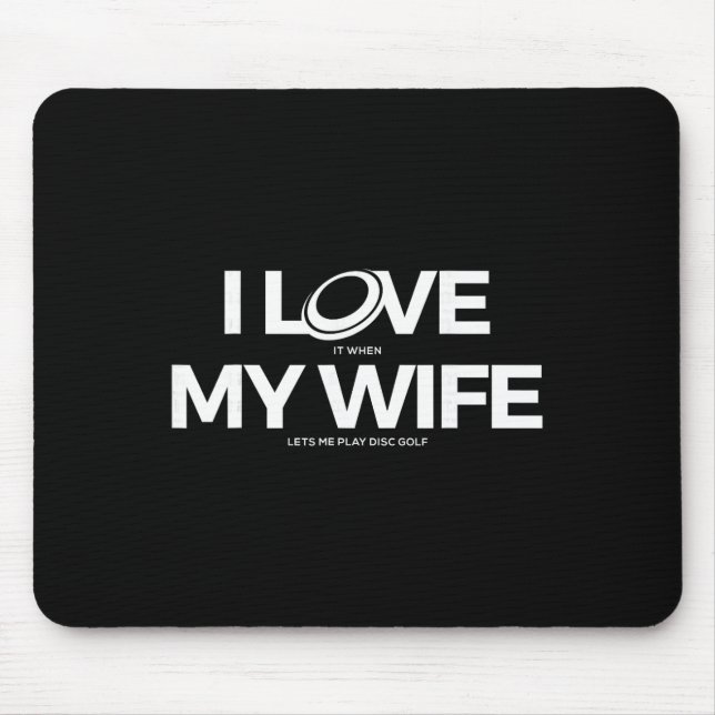 Funny Disc Golf T Shirt - Men  Mouse Pad (Front)