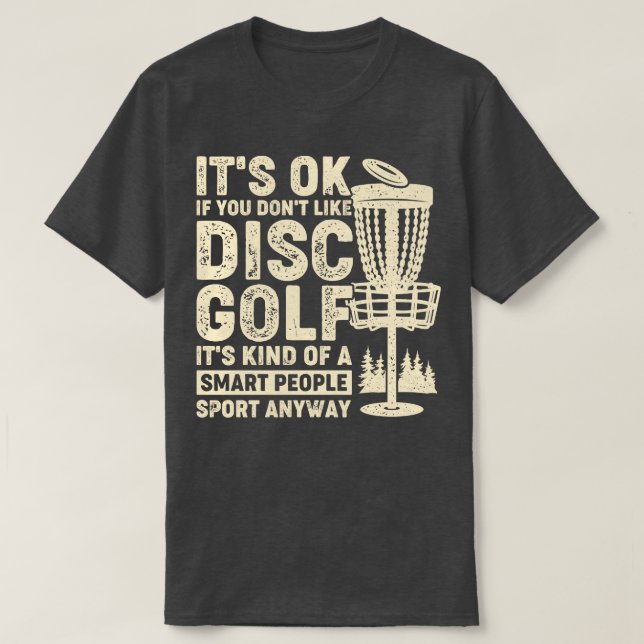 Funny Disc Golf Tournament Sport Player Gift  T-Shirt (Design Front)
