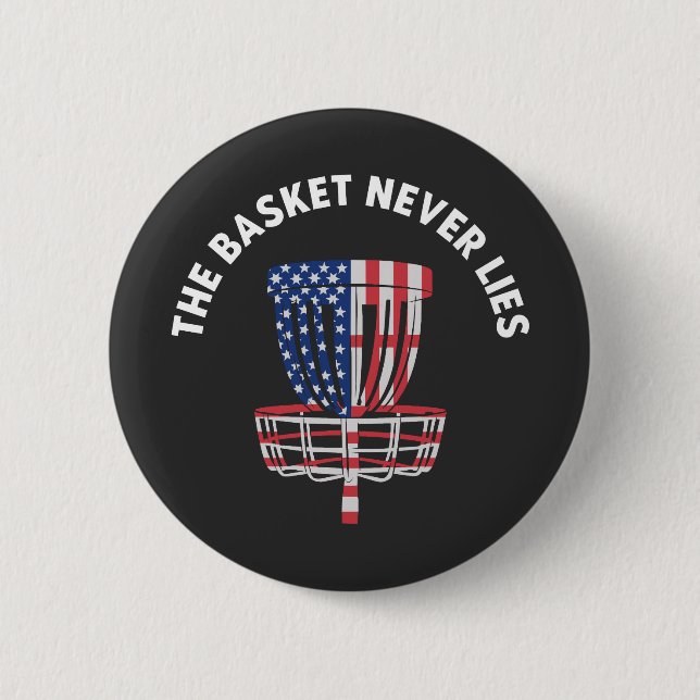 Funny Disc Golf Ultimate Frisbee Lover 6 Cm Round Badge (Front)