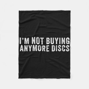 Funny Disc Golf White Lie Disc Golf Humour _7  Fleece Blanket