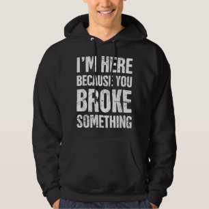 Funny Distressed Mechanic Hoodie