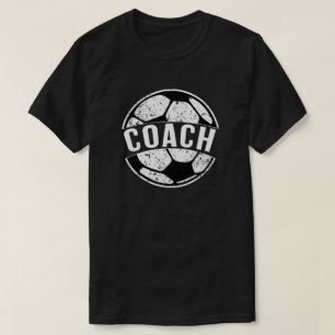 Funny Distressed Soccer Coach Shirt men