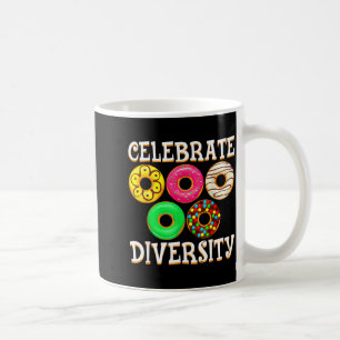 Funny diversity doughnut lover doughnut day melani coffee mug
