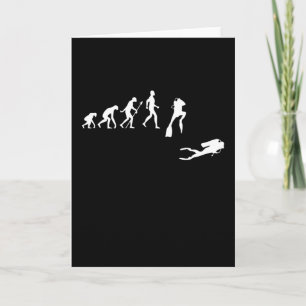 Funny Diving Sea Dive Gift for Diver Card