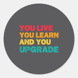 Funny Divorce Break Up Men Women Party Quote Ex Hu Classic Round Sticker