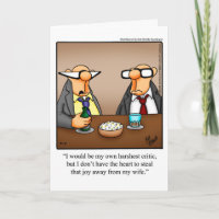 Funny Divorce Humour Greeting Card